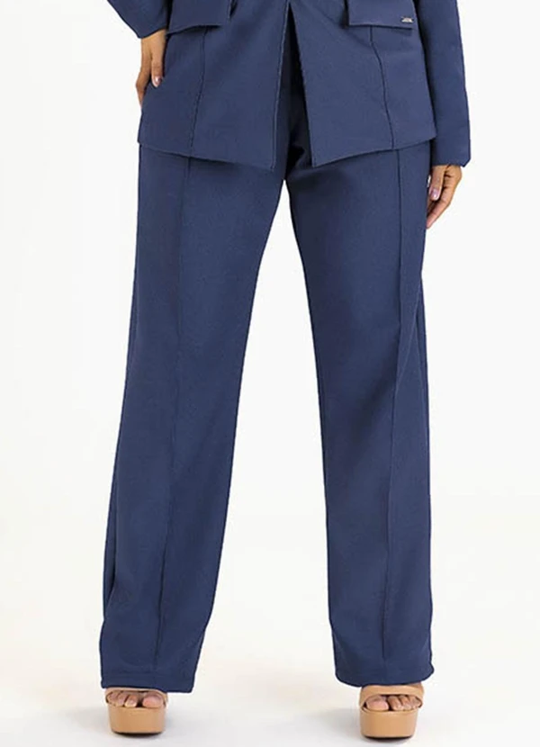 Soft Bonni - Calça Adulto em Malha Sarjada Eco Azul 4