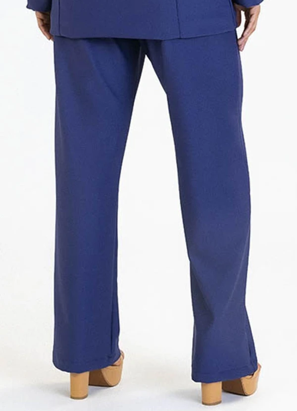 Soft Bonni - Calça Adulto em Malha Sarjada Eco Azul 5