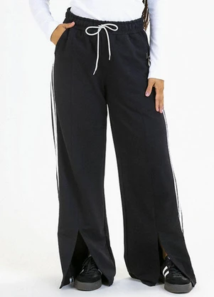 Soft Bonni - Calça Adulto em  Moletinho Preto - SOFT BONNI