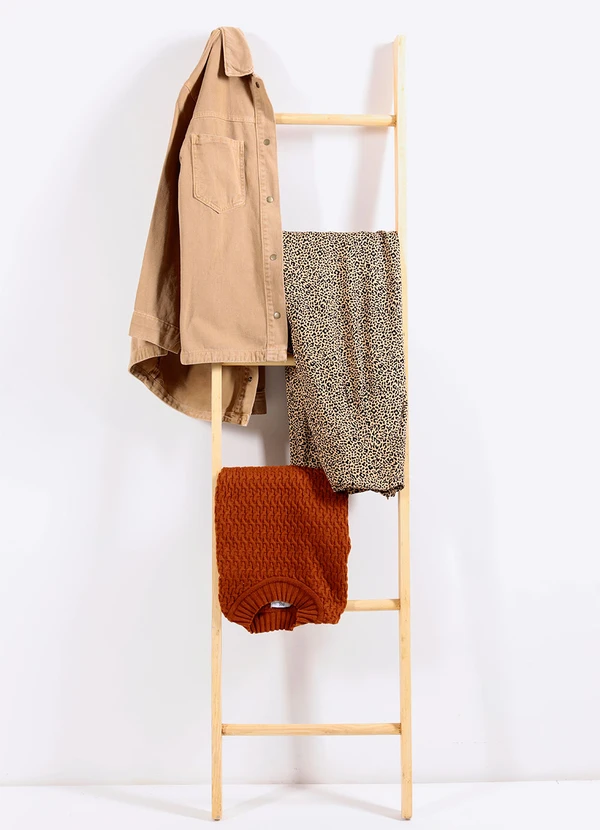 Hering - Calça Ampla de Viscose Estampa de Onça Marrom 7