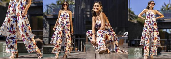 Cala Barrado Floral em Malha Fria