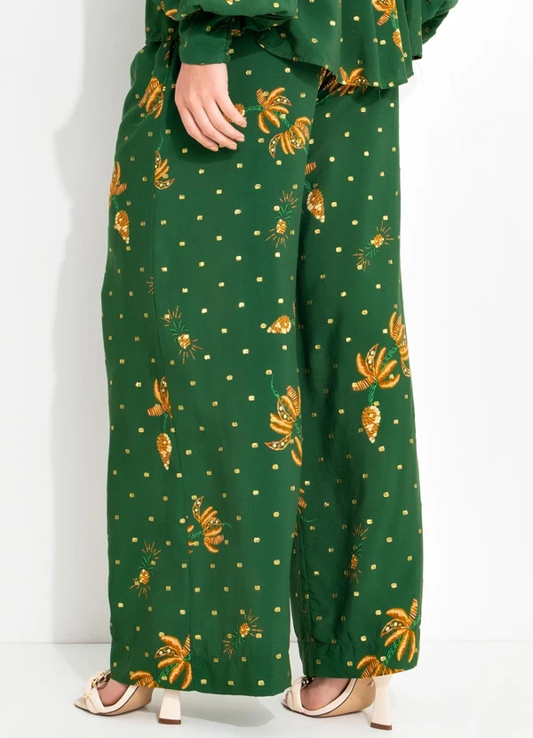 Farm - Calça Brilho de Banana Verde 2