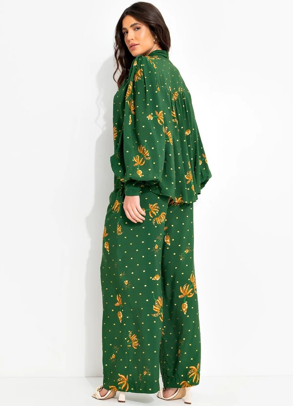 Farm - Calça Brilho de Banana Verde 5