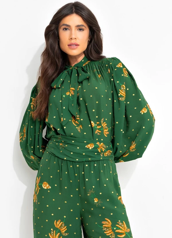 Farm - Calça Brilho de Banana Verde 8