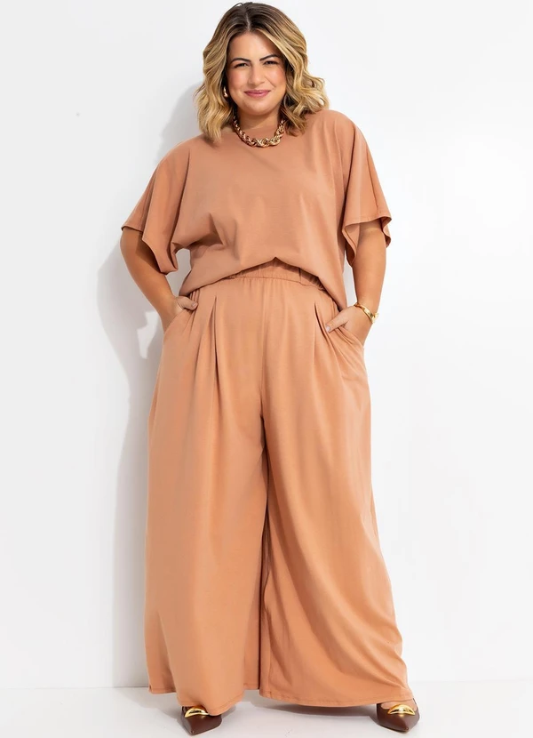 Quintess - Calça Camel em Cotton 2