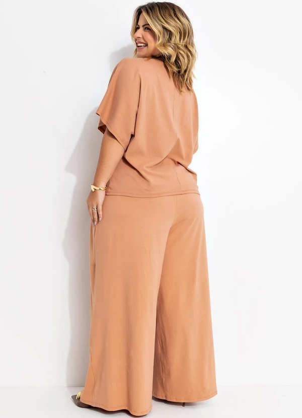 Quintess - Calça Camel em Cotton 5