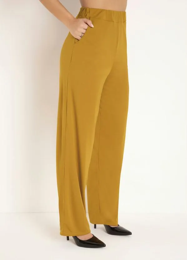 Moda Pop - Calça Caramelo com Bolsos Funcionais 3