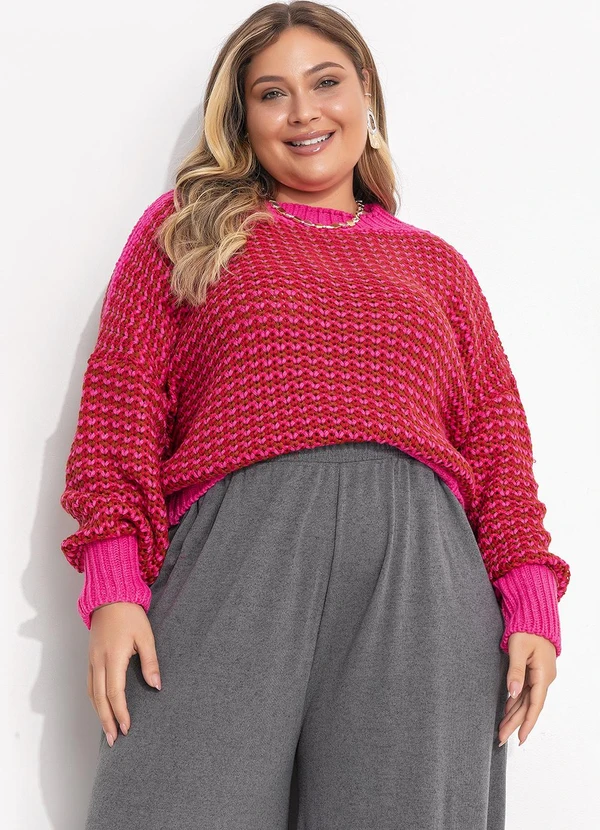 Quintess - Calça Cinza em Malha Tricô 5