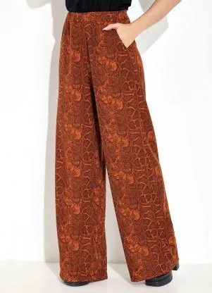 Moda Pop - Calça Cobra Laranja com Bolsos Funcionais - MODA POP