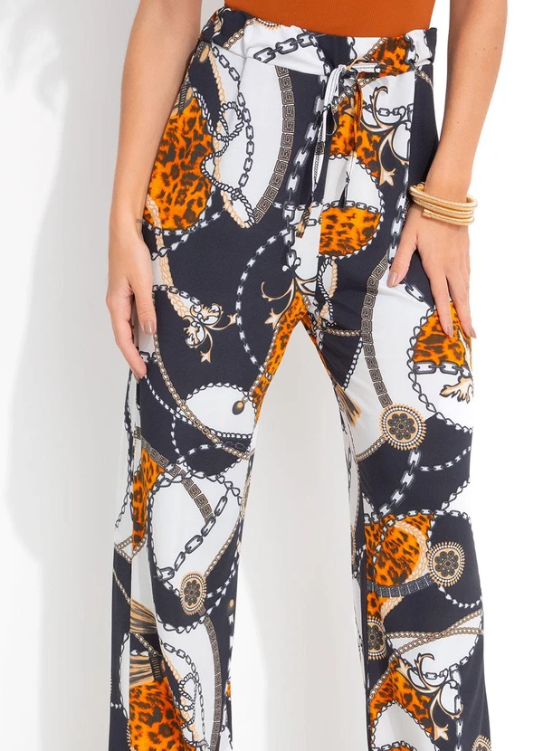 Rosalie - Calça Correntes e Animal Print em Poliflex 6