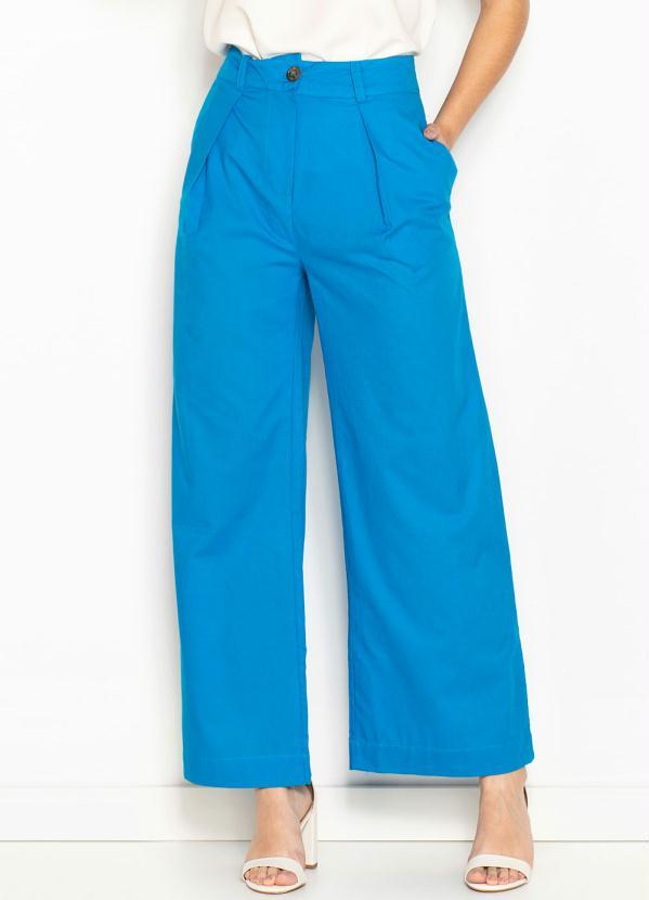 Hering - Calça de Alfaiataria Azul