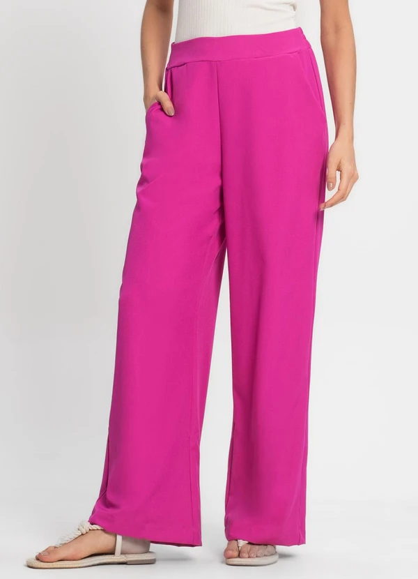 Endless - Calça de Crepe Light Feminino Rosa