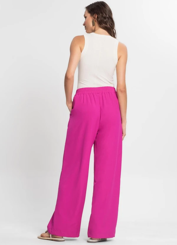 Endless - Calça de Crepe Light Feminino Rosa 4