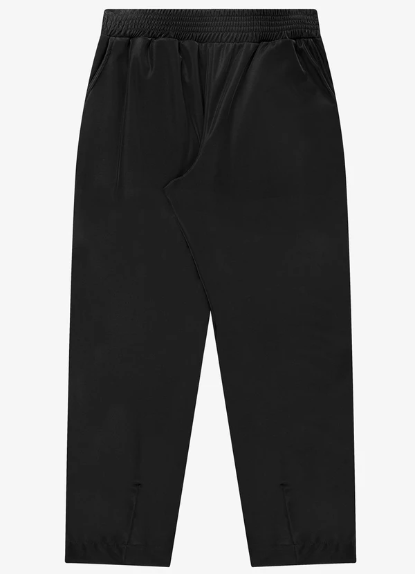 Rovitex - Calça em Courino Texturizado Preto 3