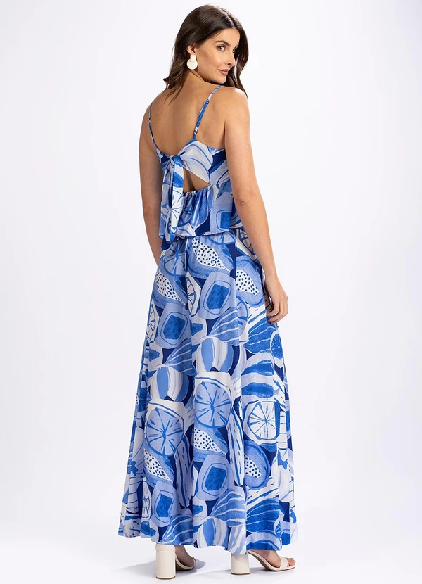 Farm - Calça em Viscose Frutabela Azul 4