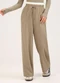 Cativa You - Calça em Viscose  Marrom - variação: Marrom Claro