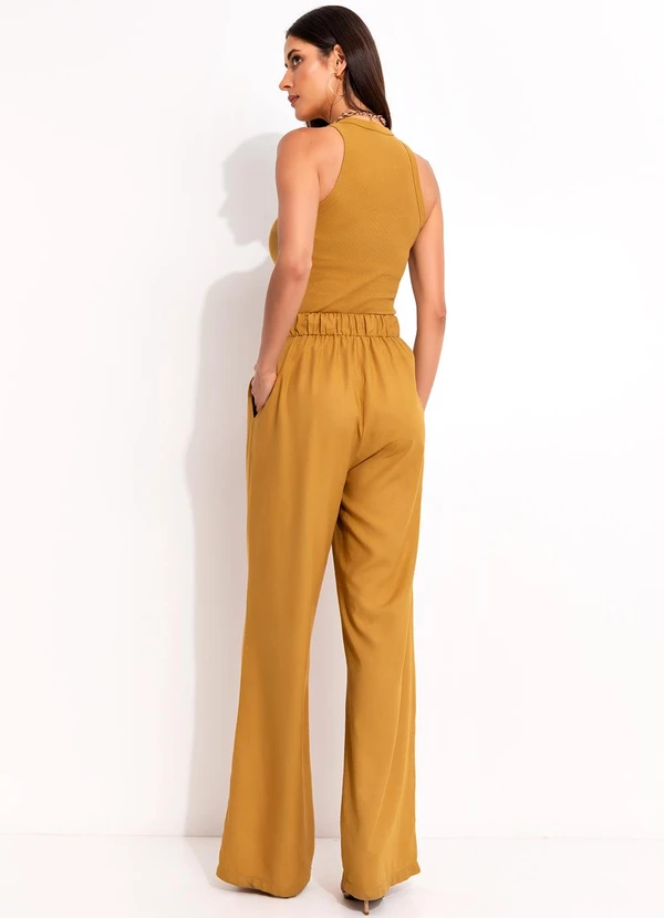 Colcci - Calça em Viscose Marrom 4