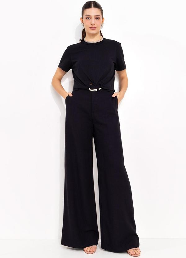 Colcci - Calça em Viscose Preto 3