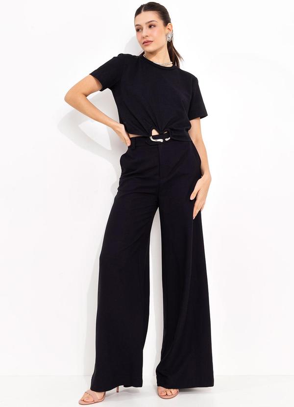 Colcci - Calça em Viscose Preto 6