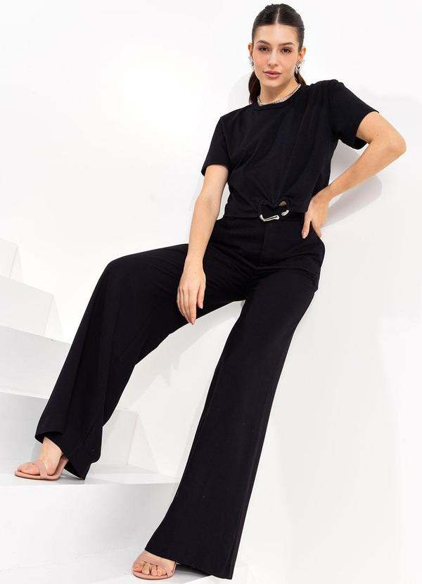 Colcci - Calça em Viscose Preto 7