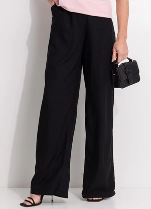 Colcci - Calça em Viscose Preto - COLCCI