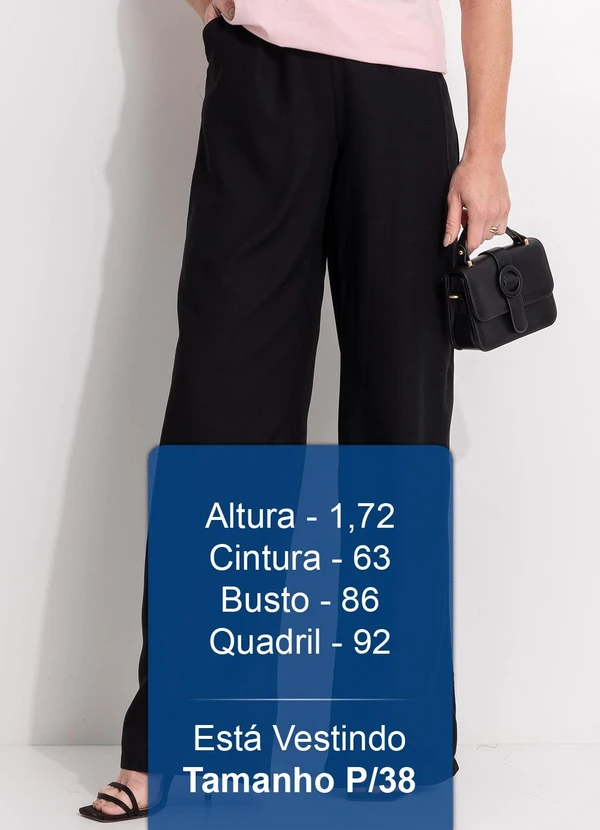 Colcci - Calça em Viscose Preto 6