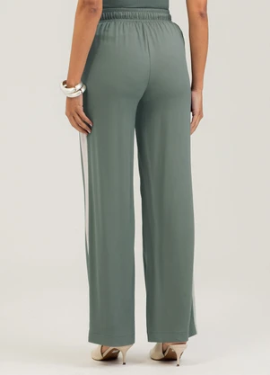 Cativa - Calça em Viscose Verde - CATIVA