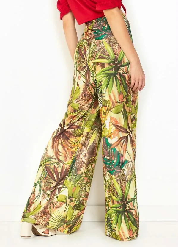 Moda Pop - Calça Étnica com Fenda nas Laterais 2