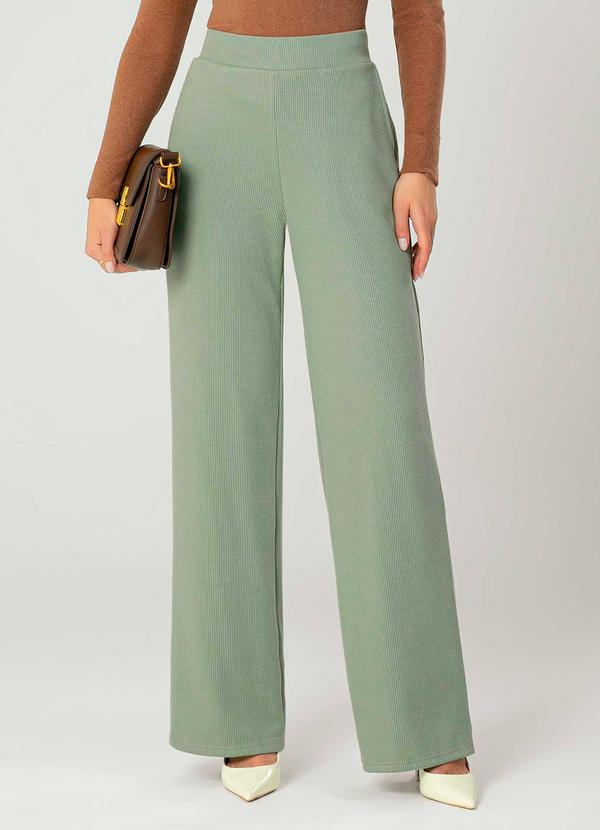 Gris - Calça Feminina Adulta Conforto Verde 2