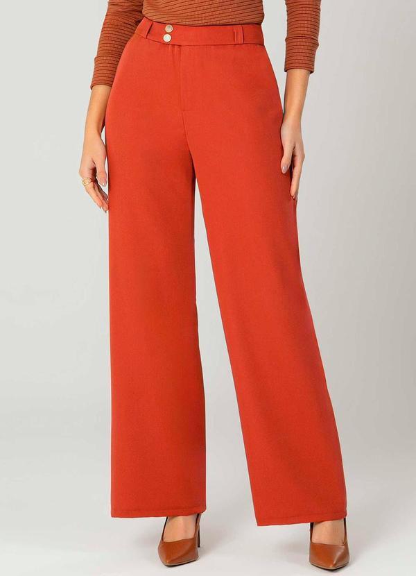 Gris - Calça Feminina Adulto Laranja