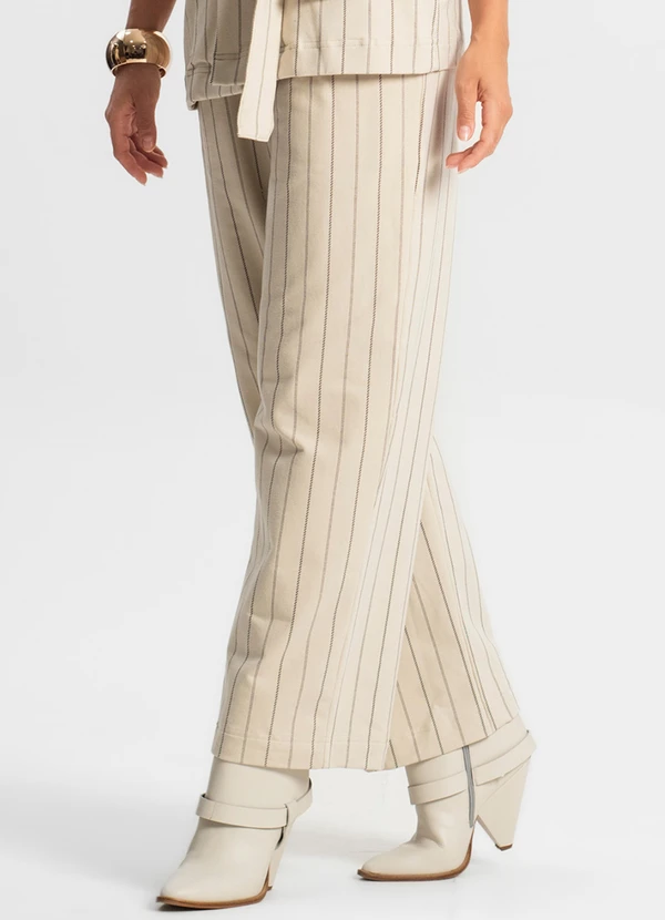 Endless - Calça Feminina de Molecotton Bege