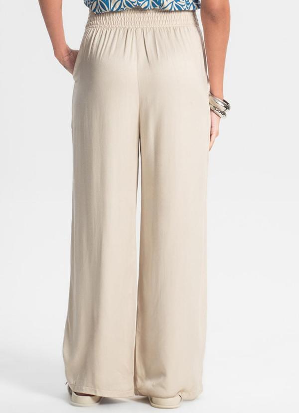 Rovitex - Calça Feminina de Viscose Bege 2