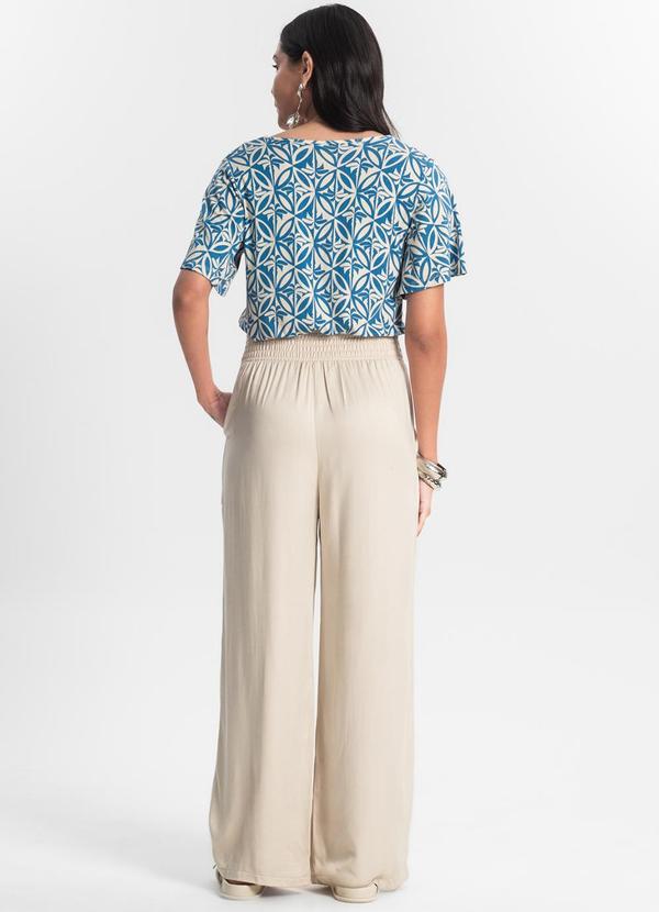 Rovitex - Calça Feminina de Viscose Bege 4