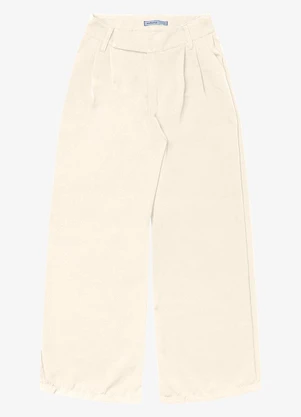 Endless - Calça Feminina em Alfaiataria Bege - ENDLESS