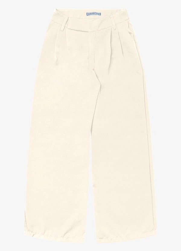 Endless - Calça Feminina em Alfaiataria Bege