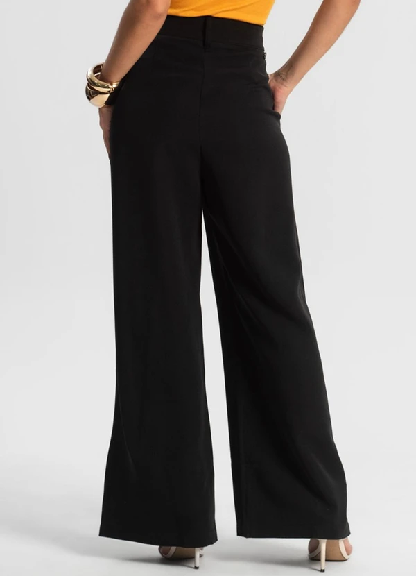 Endless - Calça Feminina em Alfaiataria Preto 2