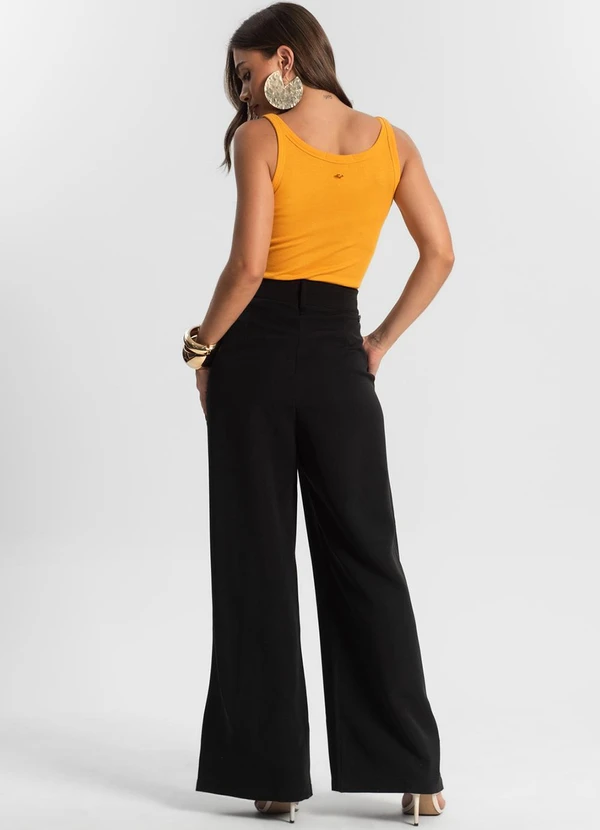 Endless - Calça Feminina em Alfaiataria Preto 4