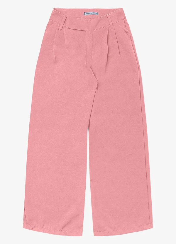 Endless - Calça Feminina em Alfaiataria Rosa