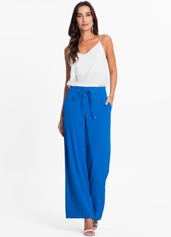 Endless - Calça Feminina em Crepe Light Azul 3