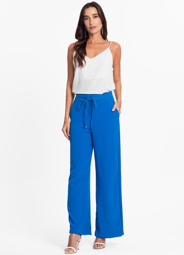 Endless - Calça Feminina em Crepe Light Azul 5