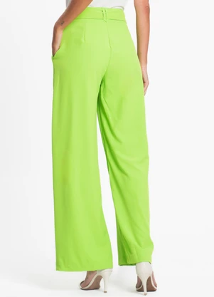 Endless - Calça Feminina em Crepe Light Verde - ENDLESS