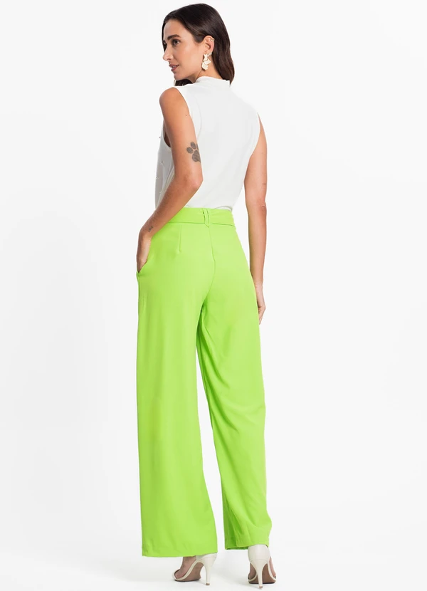 Endless - Calça Feminina em Crepe Light Verde 4