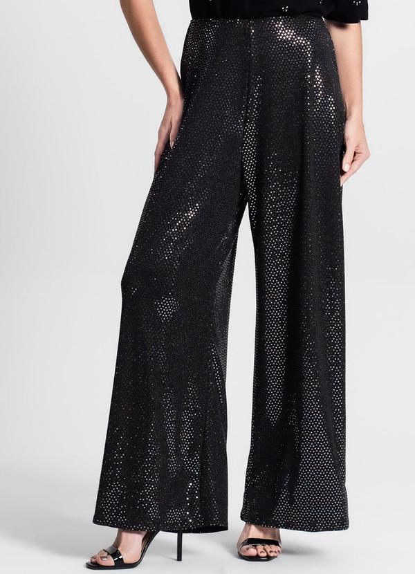 Endless - Calça Feminina em Lantejoula Preto