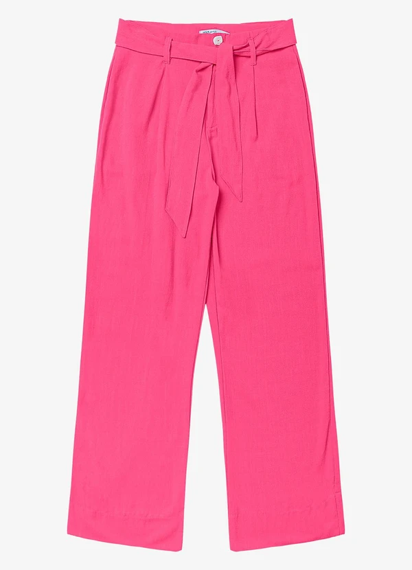 Endless - Calça Feminina em Linho Rosa 3