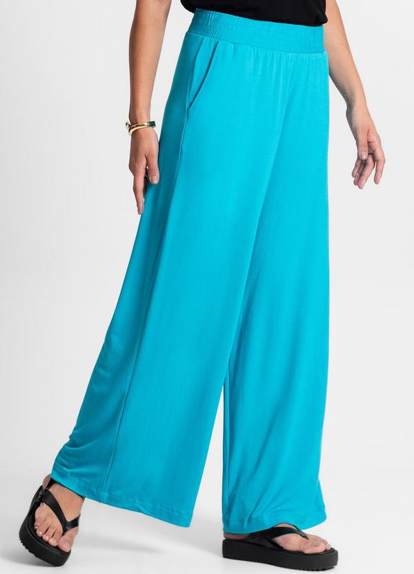 Rovitex - Calça Feminina em Molecotton Azul