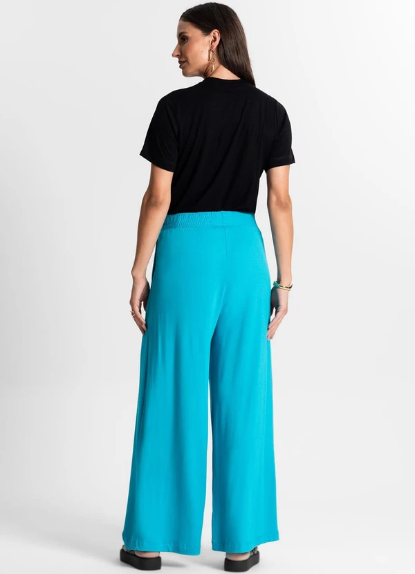 Rovitex - Calça Feminina em Molecotton Azul 4