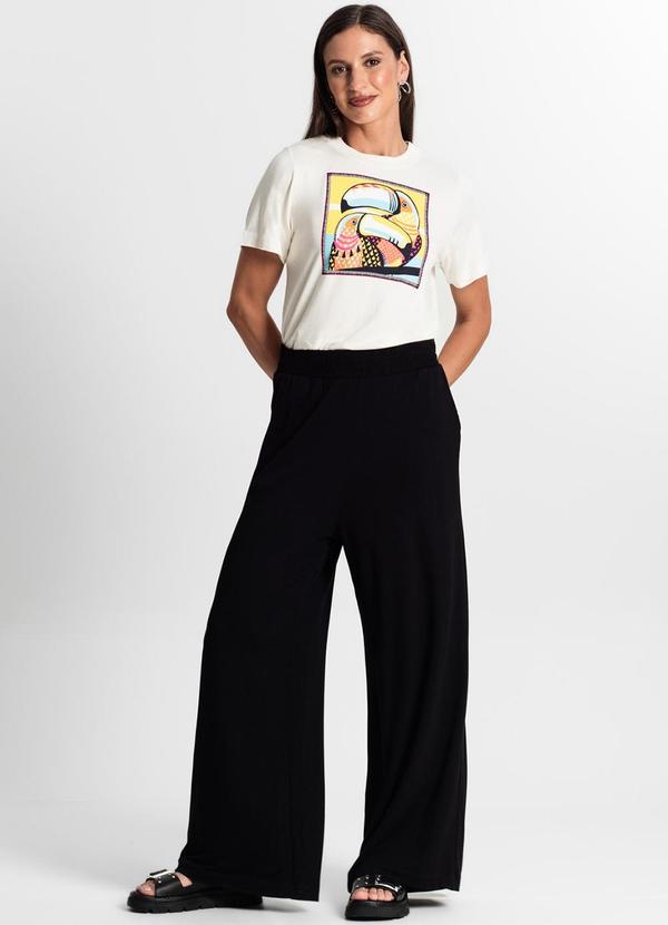 Rovitex - Calça Feminina em Molecotton Preto 5