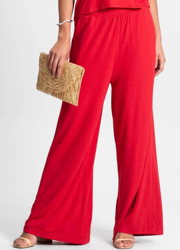Rovitex - Calça Feminina em Molecotton Vermelho