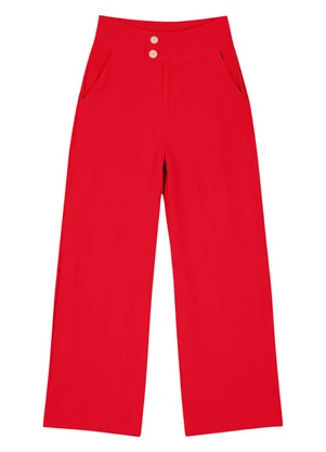 Endless - Calça Feminina Linho Strong Vermelho - ENDLESS