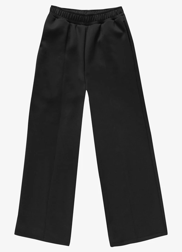 Veev - Calça Feminina Malha Neomotion com Bolsos Preto